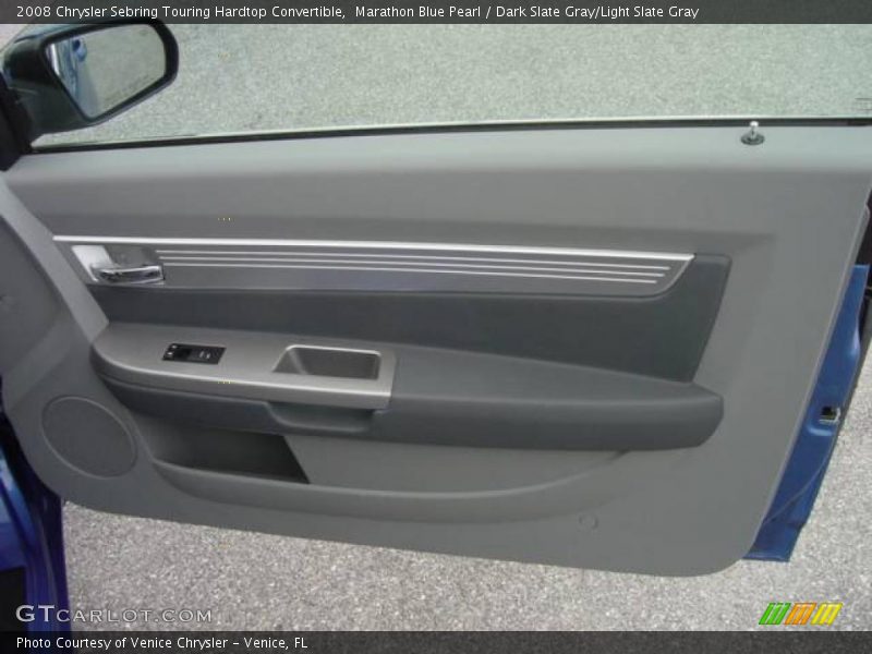 Marathon Blue Pearl / Dark Slate Gray/Light Slate Gray 2008 Chrysler Sebring Touring Hardtop Convertible