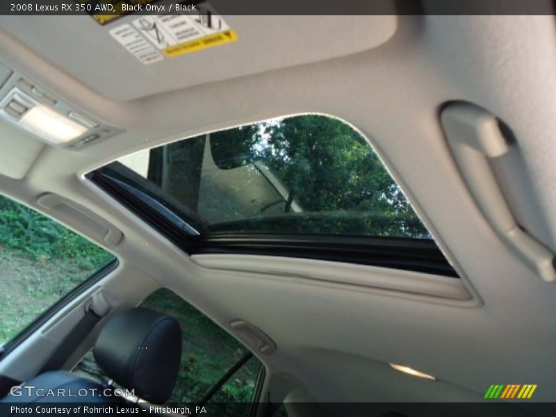 Black Onyx / Black 2008 Lexus RX 350 AWD