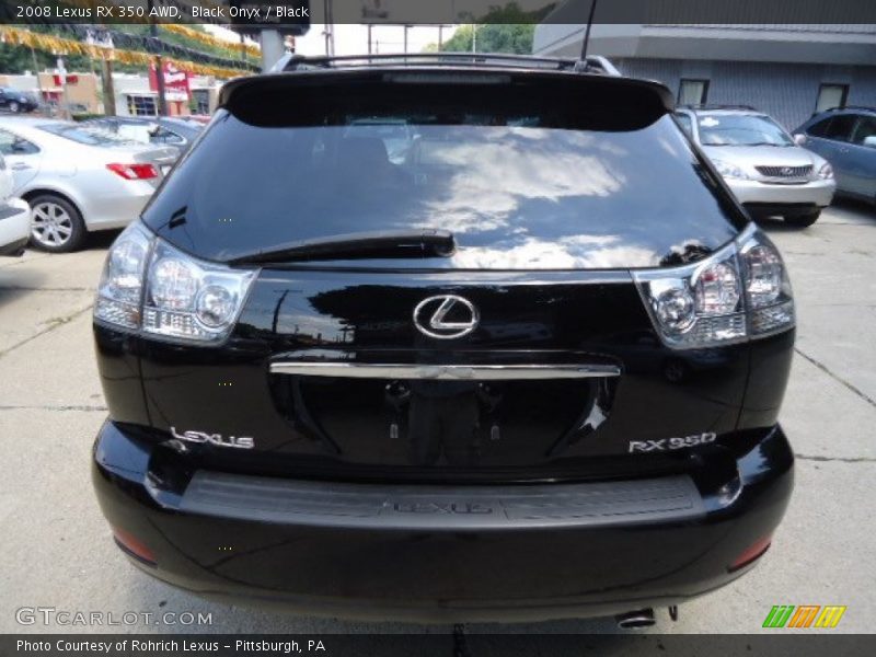 Black Onyx / Black 2008 Lexus RX 350 AWD