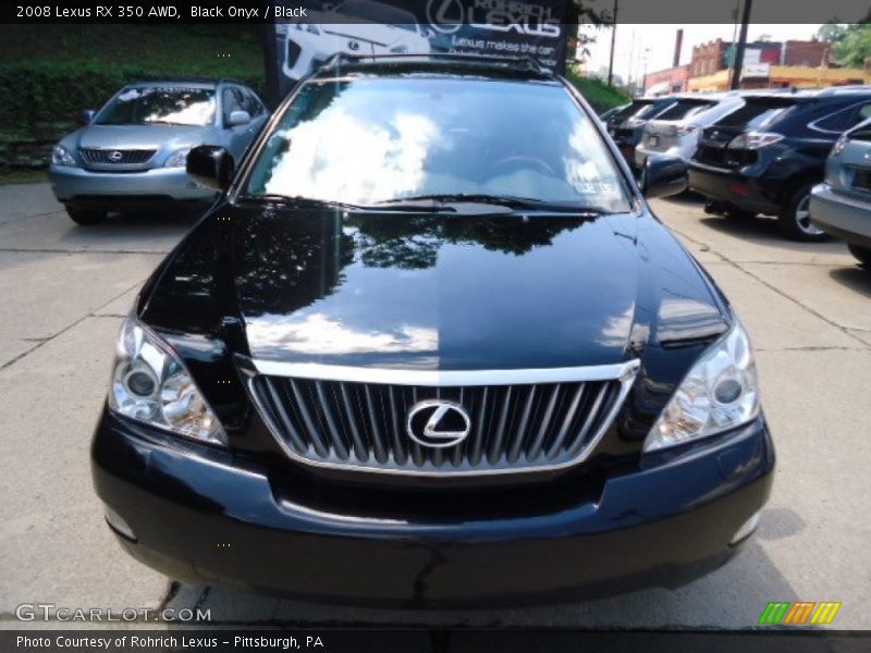 Black Onyx / Black 2008 Lexus RX 350 AWD