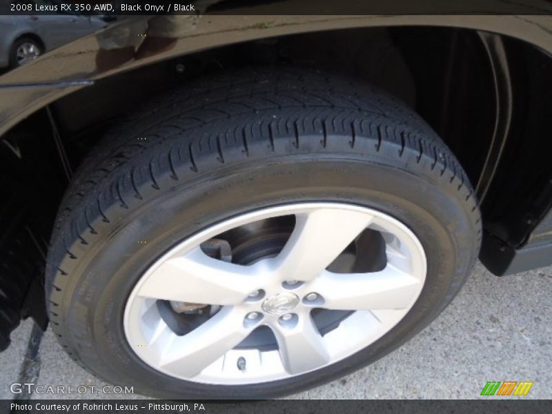 Black Onyx / Black 2008 Lexus RX 350 AWD