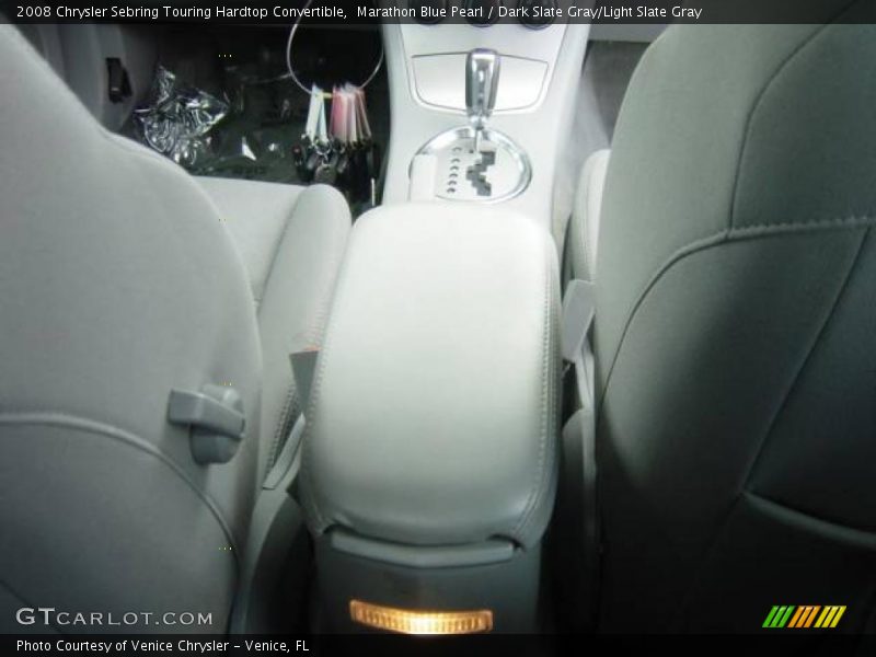 Marathon Blue Pearl / Dark Slate Gray/Light Slate Gray 2008 Chrysler Sebring Touring Hardtop Convertible