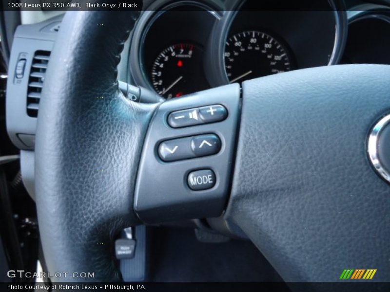 Black Onyx / Black 2008 Lexus RX 350 AWD