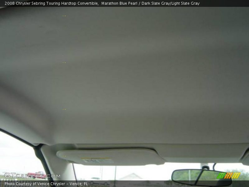 Marathon Blue Pearl / Dark Slate Gray/Light Slate Gray 2008 Chrysler Sebring Touring Hardtop Convertible