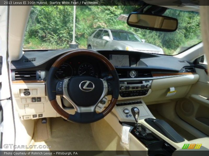 Starfire White Pearl / Parchment 2013 Lexus ES 300h Hybrid