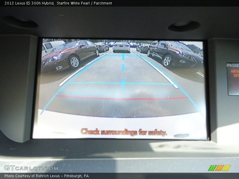 Starfire White Pearl / Parchment 2013 Lexus ES 300h Hybrid