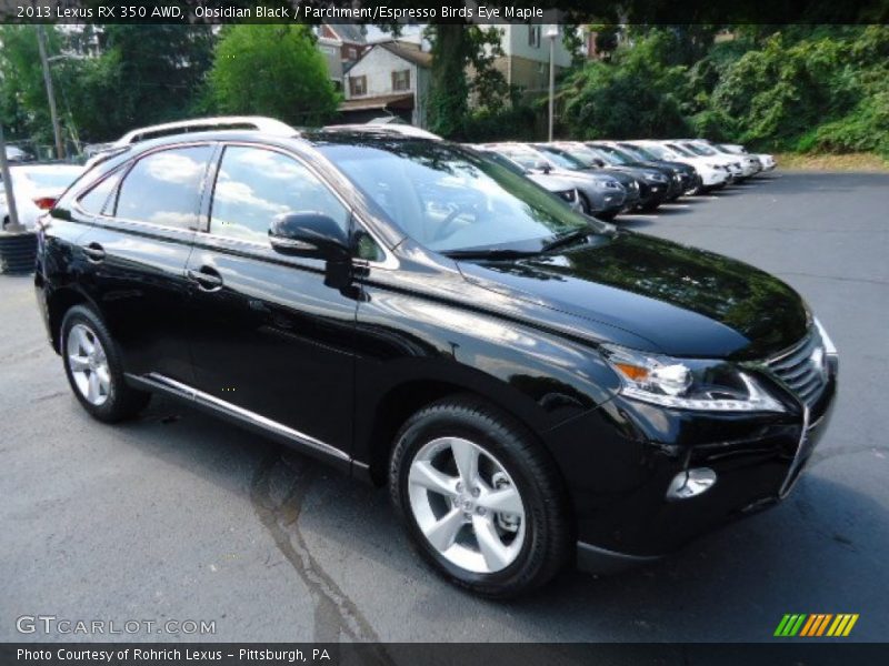 Front 3/4 View of 2013 RX 350 AWD