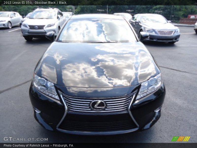 Obsidian Black / Black 2013 Lexus ES 350