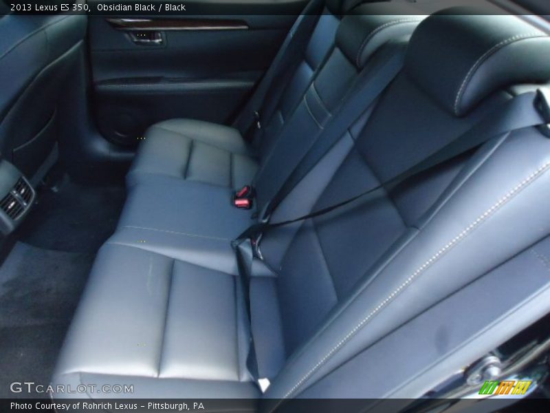 Obsidian Black / Black 2013 Lexus ES 350