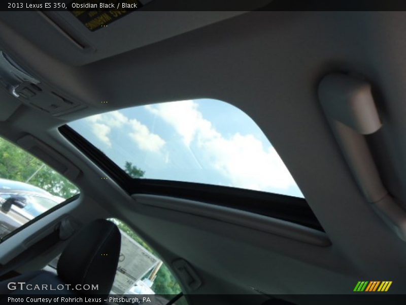Obsidian Black / Black 2013 Lexus ES 350