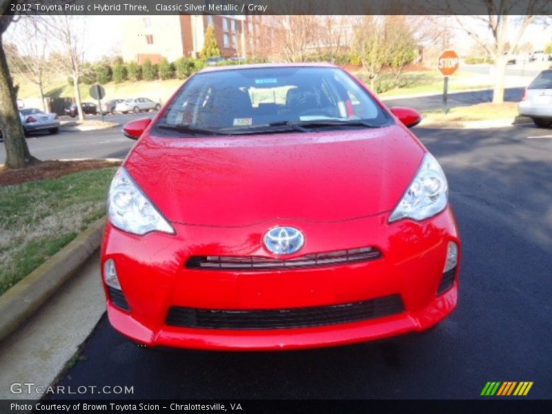 Classic Silver Metallic / Gray 2012 Toyota Prius c Hybrid Three