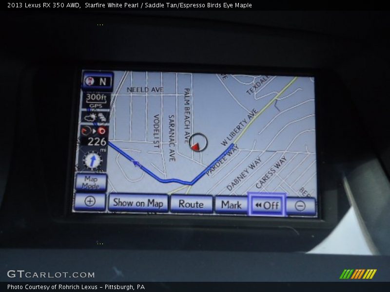 Starfire White Pearl / Saddle Tan/Espresso Birds Eye Maple 2013 Lexus RX 350 AWD