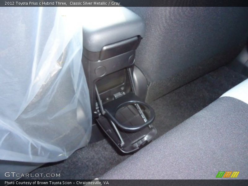 Classic Silver Metallic / Gray 2012 Toyota Prius c Hybrid Three