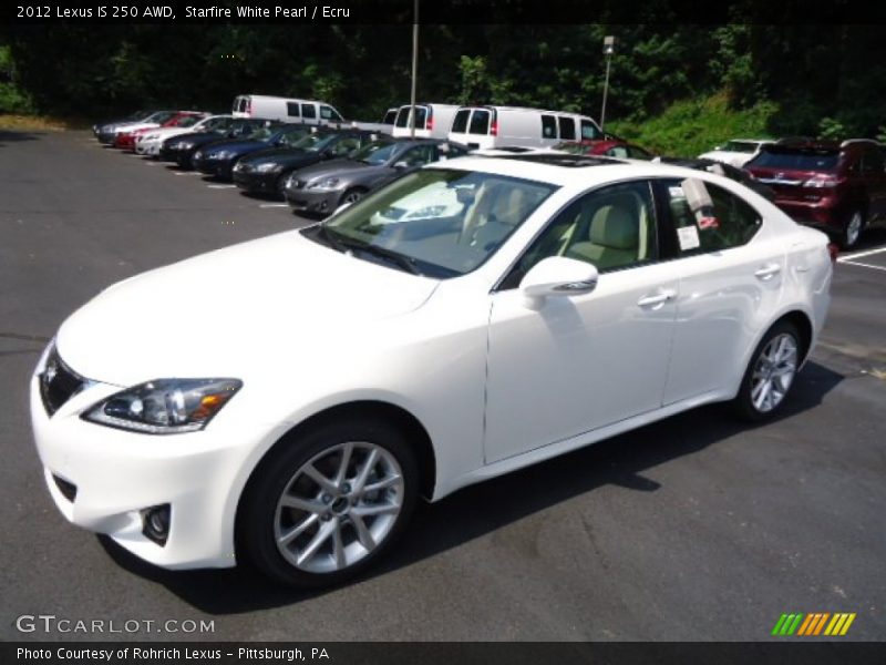 Starfire White Pearl / Ecru 2012 Lexus IS 250 AWD