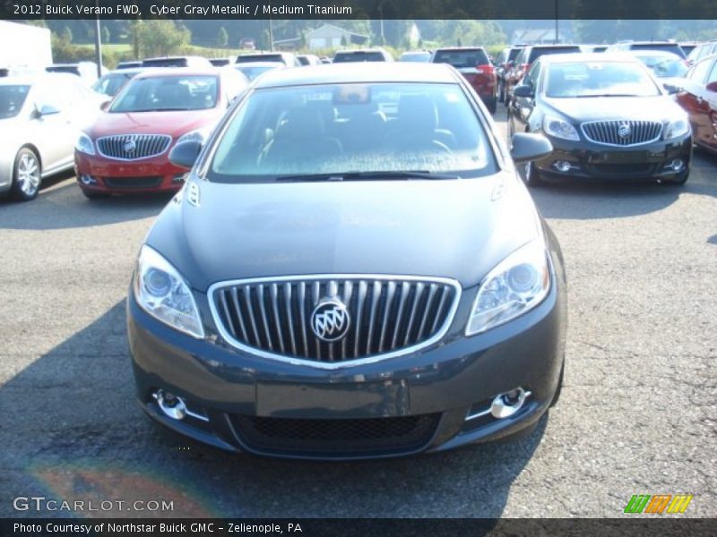 Cyber Gray Metallic / Medium Titanium 2012 Buick Verano FWD