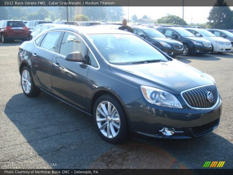 Cyber Gray Metallic / Medium Titanium 2012 Buick Verano FWD