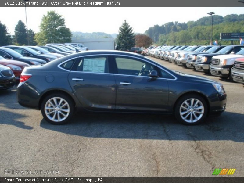 Cyber Gray Metallic / Medium Titanium 2012 Buick Verano FWD