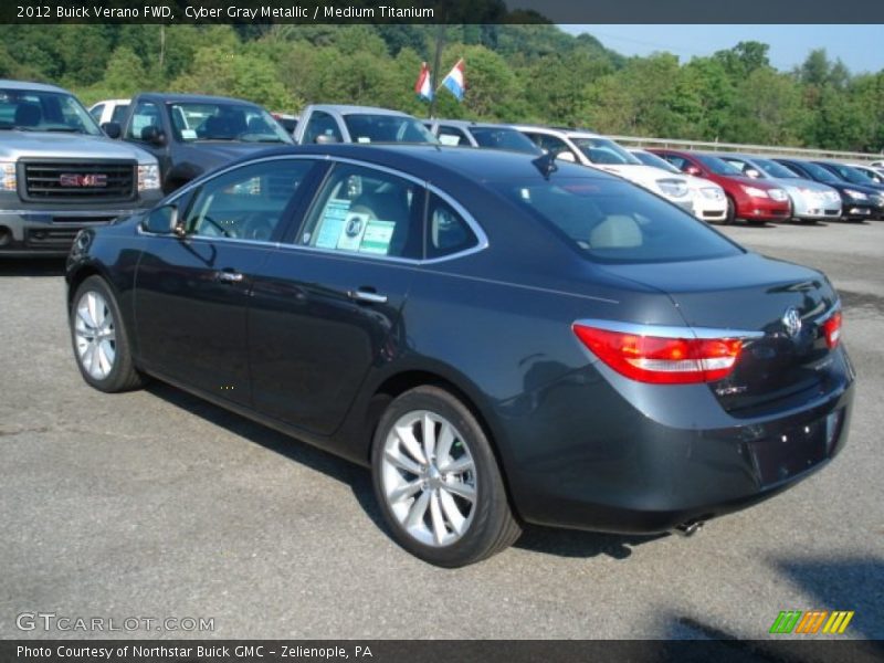 Cyber Gray Metallic / Medium Titanium 2012 Buick Verano FWD