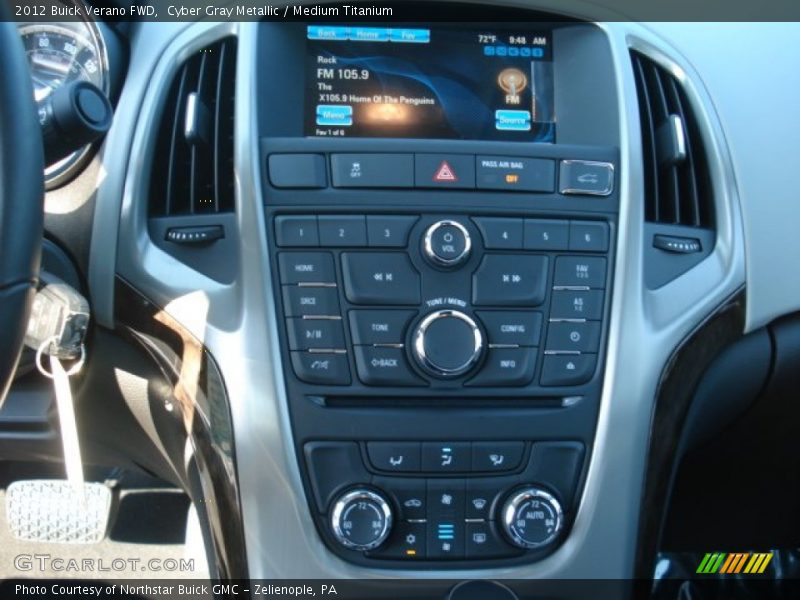 Cyber Gray Metallic / Medium Titanium 2012 Buick Verano FWD