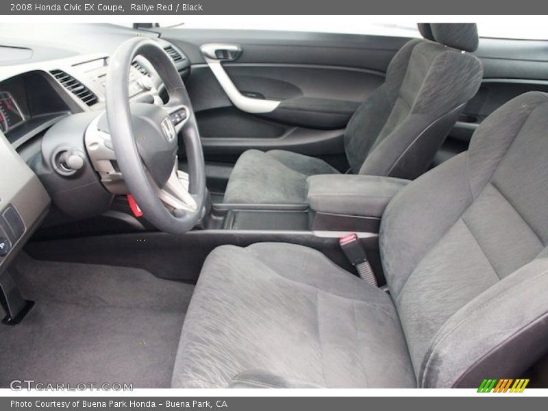 Rallye Red / Black 2008 Honda Civic EX Coupe