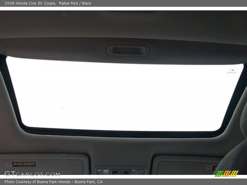 Rallye Red / Black 2008 Honda Civic EX Coupe