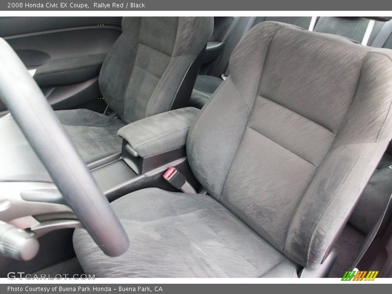 Rallye Red / Black 2008 Honda Civic EX Coupe