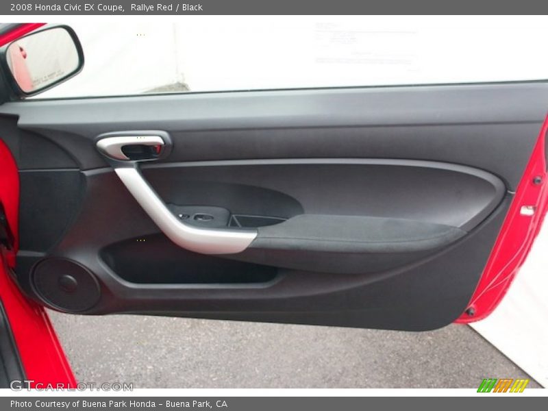 Rallye Red / Black 2008 Honda Civic EX Coupe