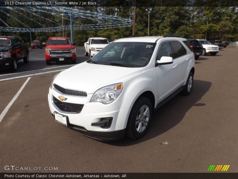 Summit White / Jet Black 2013 Chevrolet Equinox LT