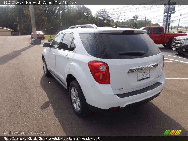 Summit White / Jet Black 2013 Chevrolet Equinox LT