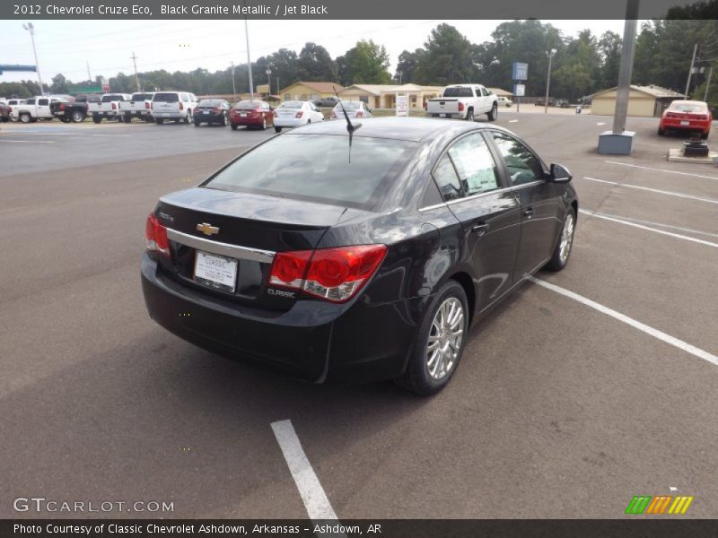 Black Granite Metallic / Jet Black 2012 Chevrolet Cruze Eco
