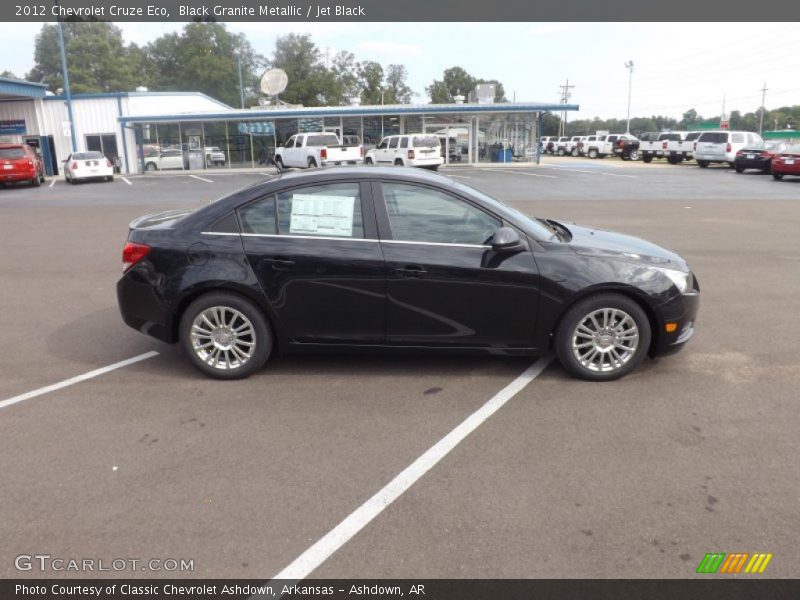 Black Granite Metallic / Jet Black 2012 Chevrolet Cruze Eco
