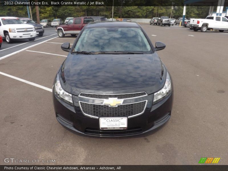 Black Granite Metallic / Jet Black 2012 Chevrolet Cruze Eco