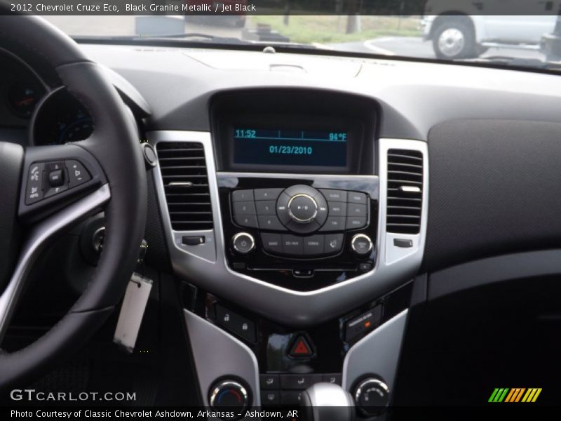 Black Granite Metallic / Jet Black 2012 Chevrolet Cruze Eco