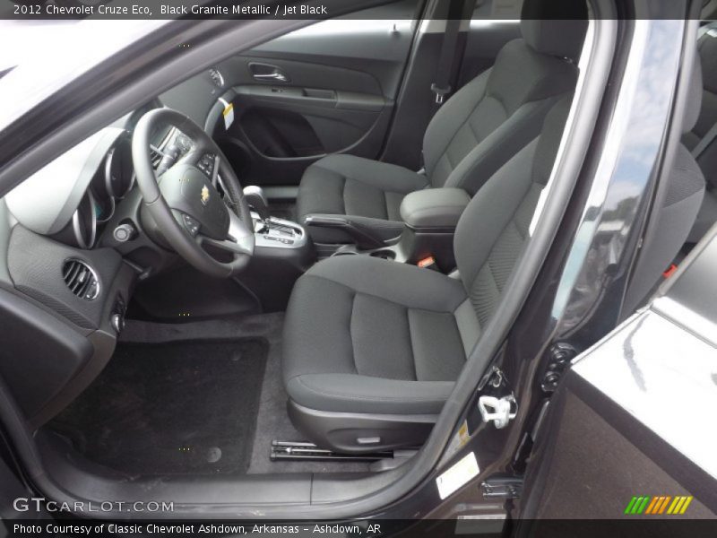 Black Granite Metallic / Jet Black 2012 Chevrolet Cruze Eco
