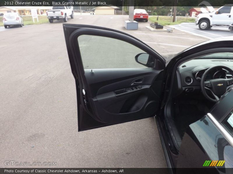 Black Granite Metallic / Jet Black 2012 Chevrolet Cruze Eco