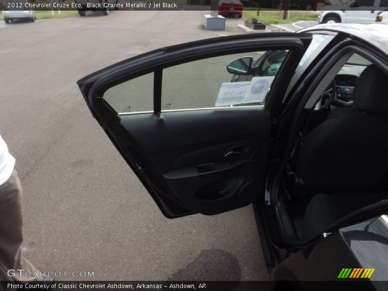 Black Granite Metallic / Jet Black 2012 Chevrolet Cruze Eco