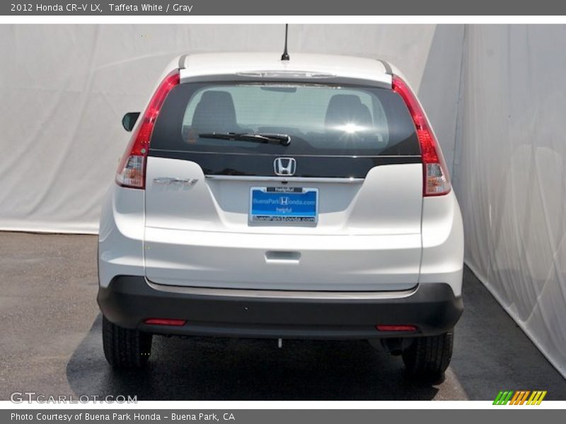 Taffeta White / Gray 2012 Honda CR-V LX