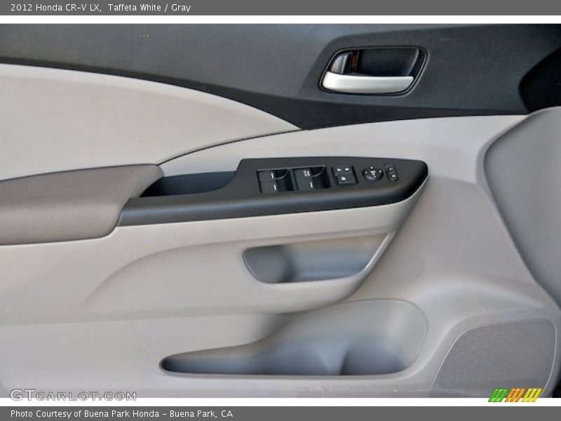 Taffeta White / Gray 2012 Honda CR-V LX