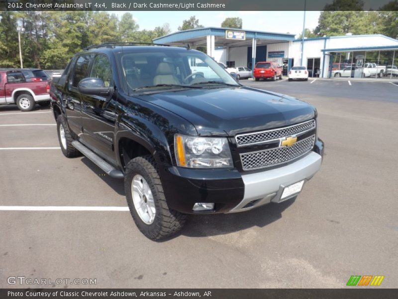 Black / Dark Cashmere/Light Cashmere 2012 Chevrolet Avalanche LT 4x4