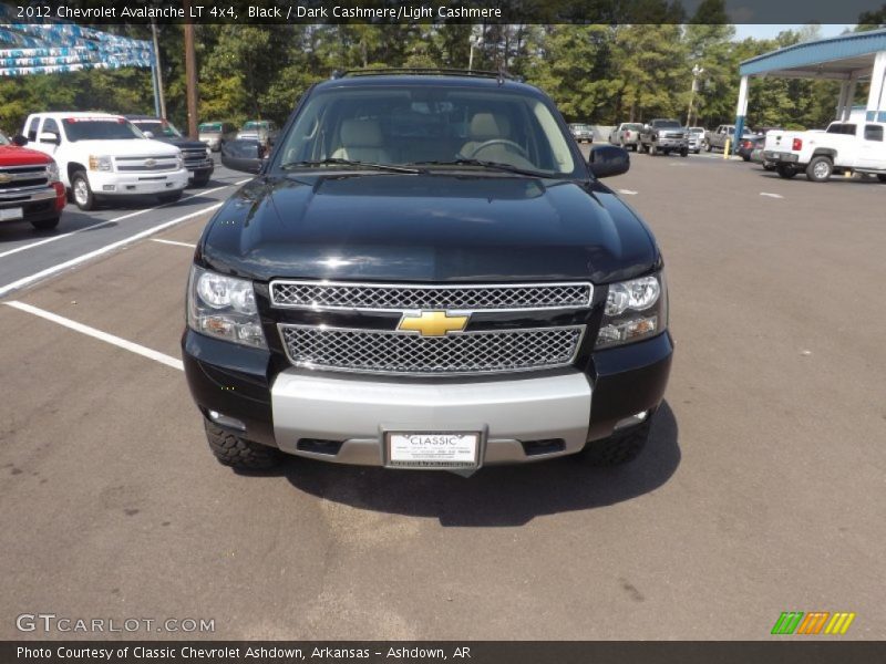 Black / Dark Cashmere/Light Cashmere 2012 Chevrolet Avalanche LT 4x4