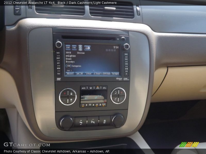 Black / Dark Cashmere/Light Cashmere 2012 Chevrolet Avalanche LT 4x4