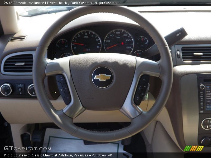 Black / Dark Cashmere/Light Cashmere 2012 Chevrolet Avalanche LT 4x4