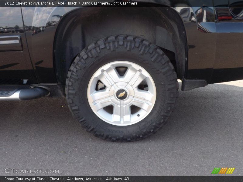 Black / Dark Cashmere/Light Cashmere 2012 Chevrolet Avalanche LT 4x4