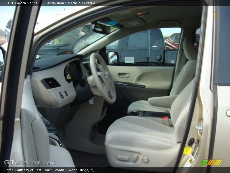 Sandy Beach Metallic / Bisque 2011 Toyota Sienna LE
