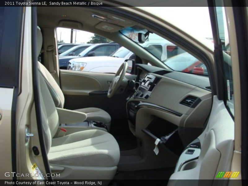 Sandy Beach Metallic / Bisque 2011 Toyota Sienna LE