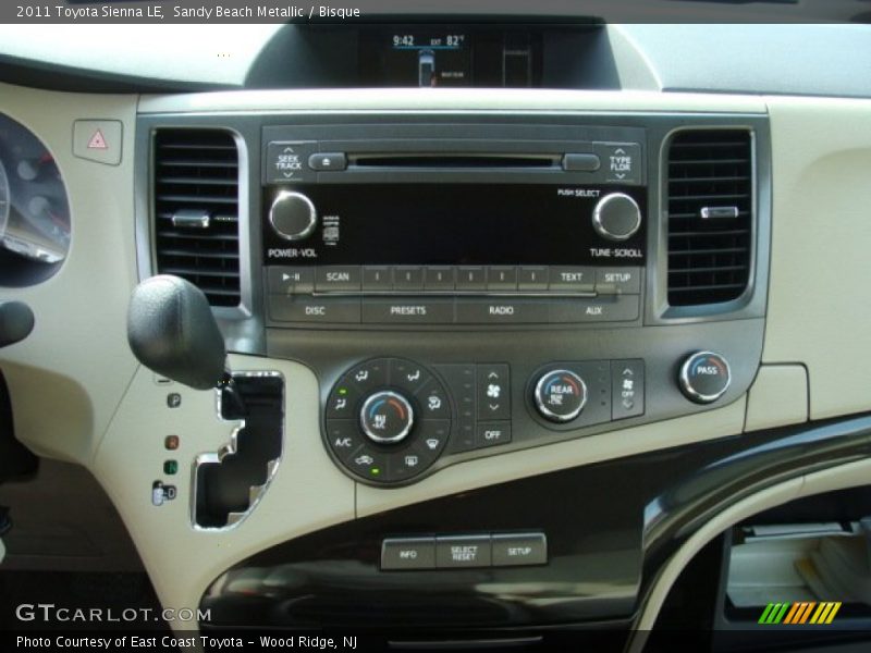 Sandy Beach Metallic / Bisque 2011 Toyota Sienna LE