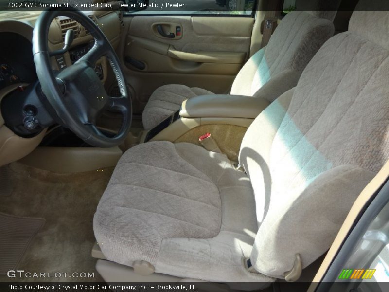 Pewter Metallic / Pewter 2002 GMC Sonoma SL Extended Cab