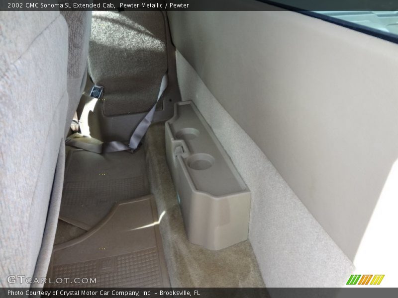 Pewter Metallic / Pewter 2002 GMC Sonoma SL Extended Cab