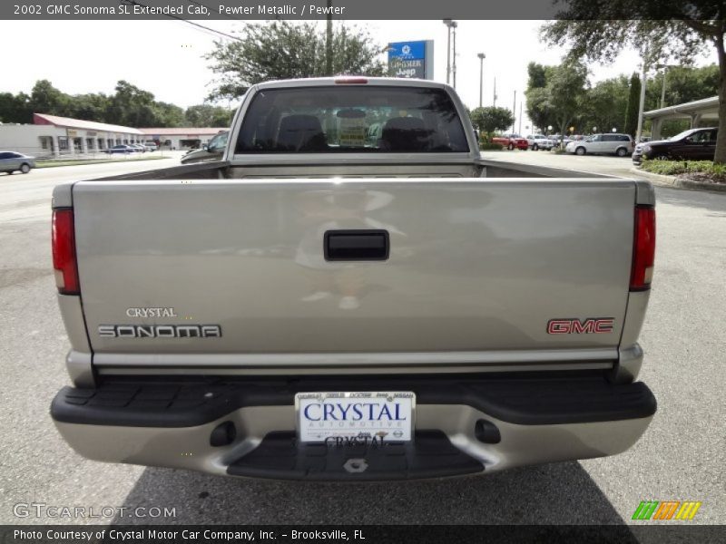 Pewter Metallic / Pewter 2002 GMC Sonoma SL Extended Cab