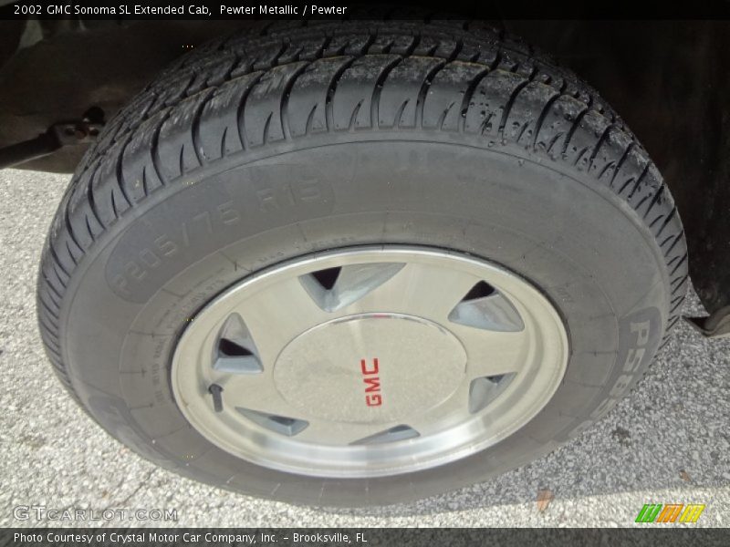 Pewter Metallic / Pewter 2002 GMC Sonoma SL Extended Cab